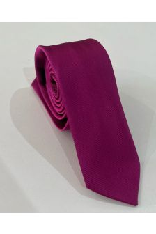 Gravata Semi Slim-Fucsia