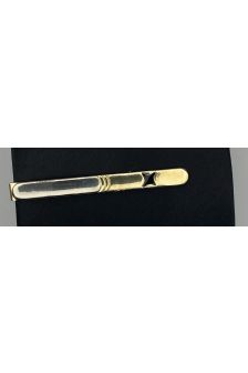Prendedor de Gravata Adulto-Dourado com Preto 14