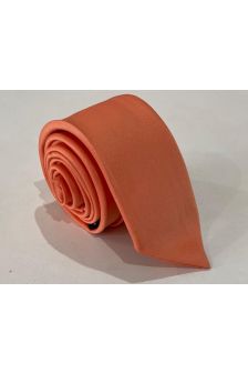Gravata Semi Slim-Salmão