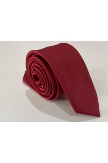 Gravata Semi Slim-Vinho