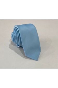 Gravata Semi Slim-Azul Claro