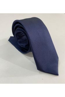 Gravata Semi Slim-Azul Marinho