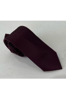 Gravata Semi Slim-Roxo Escuro