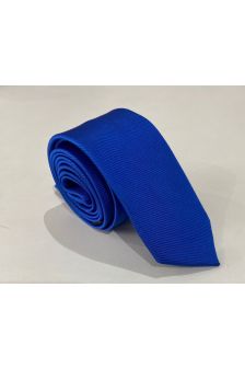 Gravata Semi Slim-Azul Royal
