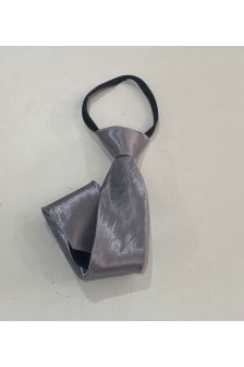 Gravata Infantil-Cinza