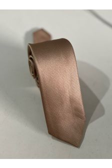 Gravata Semi Slim-Marrom