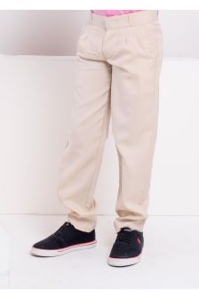Calça Oxford Infantil-Bege-4