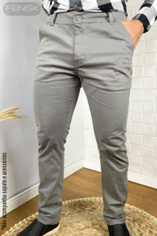 Esporte Fino Brim Cinza