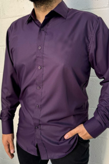 Manga Longa Microfibra Roxo Açaí