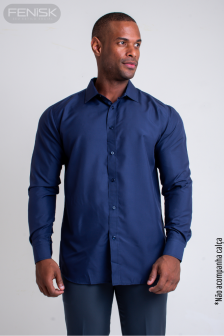 Manga Longa Urban Classic Lisa Azul Marinho