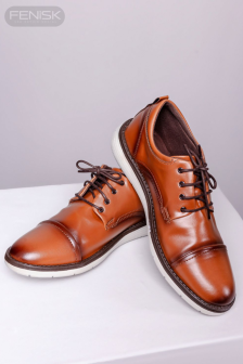 Sapato Premium Gálatas Castanho - Ref 3011