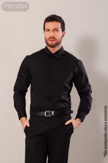 Manga Longa Linha Premium Preto