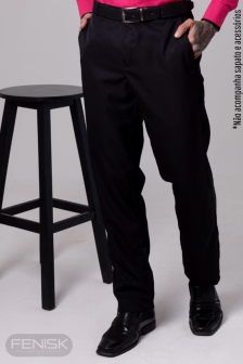 Calça Social Oxford Preto