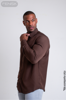 Manga Longa Urban Classic Lisa Marrom