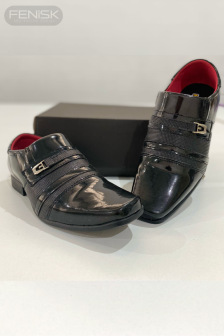 Sapato Social Preto - Ref 728