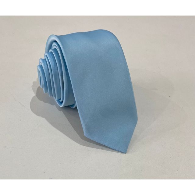 Gravata Semi Slim-Azul Claro