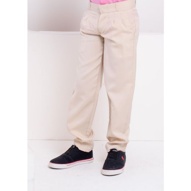 Calça Oxford Infantil-Bege-4