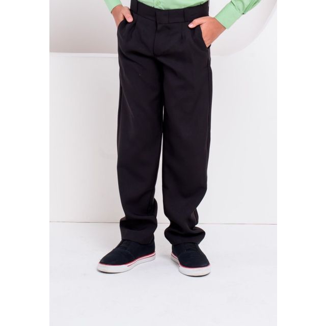 Calça Oxford Infantil-Preto-16